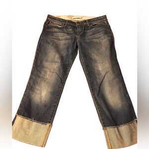 Joe’s Jeans Jeny Cropped Cuffed Jeans Brandy Wash Women's Size 29‎